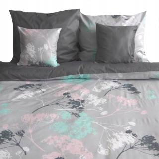 Kompletný set posteľných obliečok - Bavlnená saténová podstielka 200x220+jaśki andropol