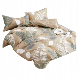 Kompletný set posteľných obliečok - Bavlnená saténová podstielka Aida set 200x220 4cz