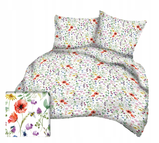 Kompletný set posteľných obliečok - Flanel Bedding 200x220cm Flanel +List