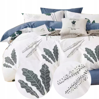 Kompletný set posteľných obliečok - Bavlnená podstielka 180x200 vankúše 70x80 kvety