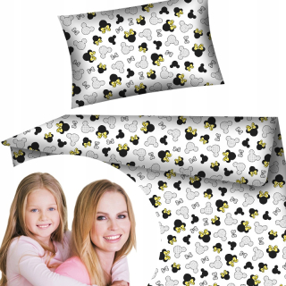 Kompletný set posteľných obliečok - Detská bavlnená podstielka 100x135 Mickey Mouse