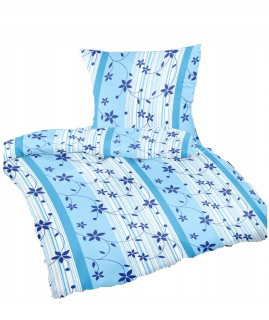Kompletný set posteľných obliečok - Saténová posteľná bielizeň 220x200 Elegantné listy Popiel