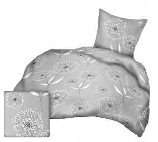 Kompletný set posteľných obliečok - Flanel Bedding 160x200 70x80 s flanelmi 376s