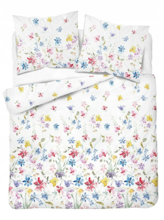 Kompletný set posteľných obliečok - Flanelová podstielka 220x200 Farebná lúka