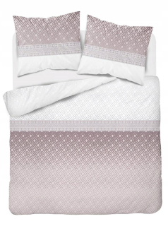 Kompletný set posteľných obliečok - Mikronatívne podstielka 160x200 hnedý vzor