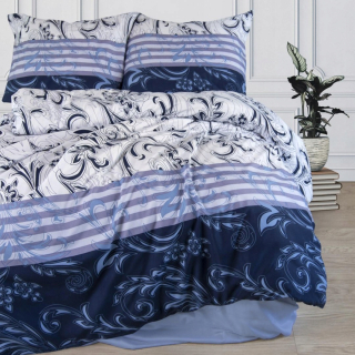 Kompletný set posteľných obliečok - Tlač podstielky mikrovlákna 12206/160x200