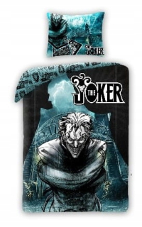 Kompletný set posteľných obliečok - Mládežnícka posteľná bielizeň 140x200 Batman Joker Marvel