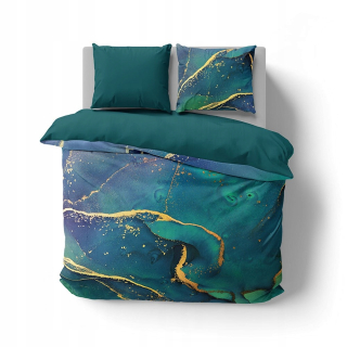 Kompletný set posteľných obliečok - Saténová podstielka 160x200 minerály