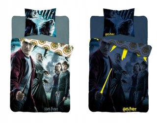 Kompletný set posteľných obliečok - Posteľná bielizeň v tmavom 140x200 Harry Potter