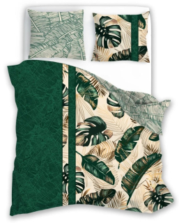 Kompletný set posteľných obliečok - Posteľná bielizeň v liste 160x200 Summer Sen 013 - 160x200