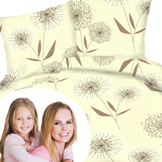 Kompletný set posteľných obliečok - Bavlnená podstielka 140x200 List 4-Sets
