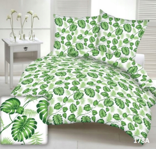Kompletný set posteľných obliečok - Posteľná bielizeň v pere 160x200 Pure Cotton 005 - 160x200