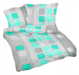 Kompletný set posteľných obliečok - 3D podstielka 150x200 + 2 tri -rozmerové vankúše 150/200