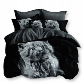 Kompletný set posteľných obliečok - Posteľná bielizeň so zvieratami 200x220 Cat 1502 200x220