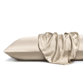 Obliečka na vankúš - Vankúš 100% hodváb 22momme 60x70cm Champagne