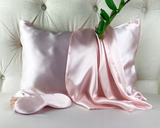 Obliečka na vankúš - Vankúš 100% hodváb 6a luxusný 22 mm 50x70 cm ružová