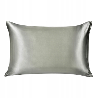 Obliečka na vankúš - Vankúš 100% hodvábny luxus 22 mm 40 x 40 cm tmavošedá