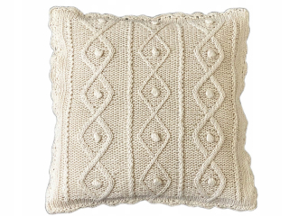 Obliečka na vankúš - Vankúš 45x45 Black Velor Gold
