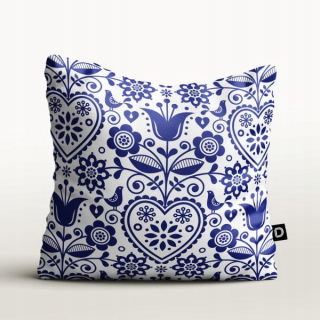 Obliečka na vankúš - Vankúš 70x80 Hotel Damask White 1 cm