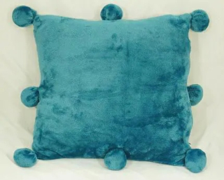 Obliečka na vankúš - Velvet vankúš s bluumi7 40x40 morskými pompoms