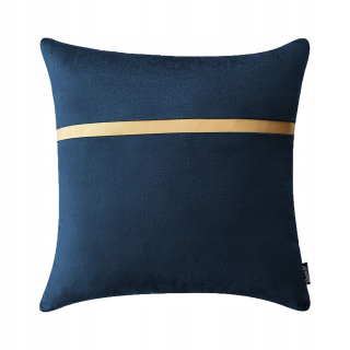 Obliečka na vankúš - Dekoratívne vankúš 45x45 Navy modré Be Glam