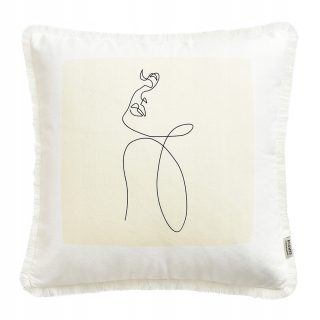 Obliečka na vankúš - Dekoratívne vankúš 45x45 pre biely vankúš