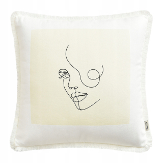 Obliečka na vankúš - Dekoratívne vankúš 45x45 pre biely vankúš Bella