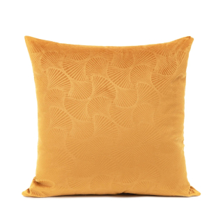 Obliečka na vankúš - Dekoratívna vankúš Kvet horčica 45x45 homla
