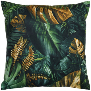 Obliečka na vankúš - Vankúš pre vankúš 45x45 zelené zlaté listy