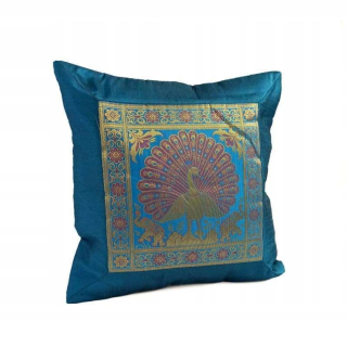 Obliečka na vankúš - Vankúš 40x40 Paw Turkus Orient India