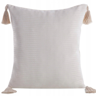 Obliečka na vankúš - Vankúš pre boho/3 45x45 cm vankúšiky s krémom