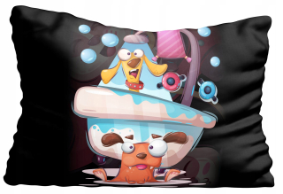 Obliečka na vankúš - Téma horiaceho vankúša 45x45cm dekoratív