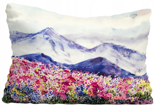 Obliečka na vankúš - Vankúš pre vankúšový akvarel 70x80cm 37