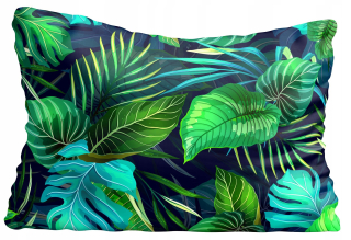 Obliečka na vankúš - Vankúš pre vankúše listy tropik 50x80cm 3046