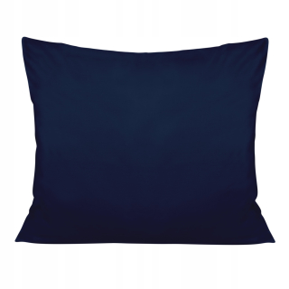 Obliečka na vankúš - Satin vankúš 70x80 One -Colored Navy Blue