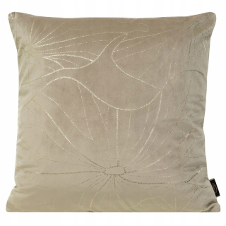 Obliečka na vankúš - Velvet vankúš 45x45 blikanie 25 béžová