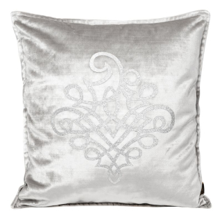 Obliečka na vankúš - Velvet vankúš 45x45 Royal 3 Silver Eurofirany