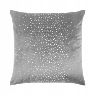 Obliečka na vankúš - Velvet vankúš pre 45x45 lesklé popielové záclony