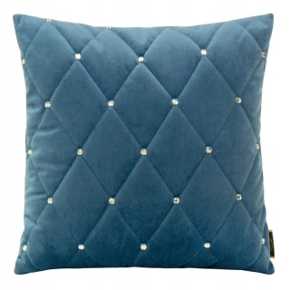 Obliečka na vankúš - Velvet Velvet 37 45x45 modrý vankúš