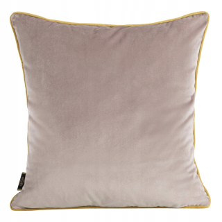 Obliečka na vankúš - Velvet vankúš s ružovým vypuknutím 45x45
