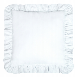 Obliečka na vankúš - Vankúš s ozbrojením 40x40 biely