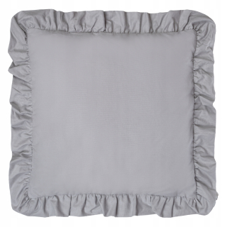 Obliečka na vankúš - Vankúš s ozubou 40 x 40 tmavo šedej