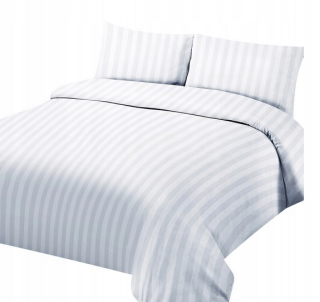 Obliečka na vankúš - Hrajte 160x200 Hotel Damask Biele pruhy 4 mm