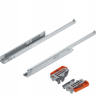 Zásuvkové výsuvy - Tandem Sprievodca 650 mm Blum 550F6500T Tip-On, časť