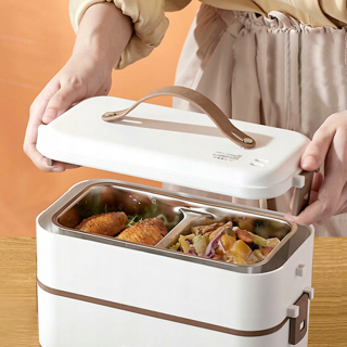Prenosný elektricky vyhrievaný obedový box Bento