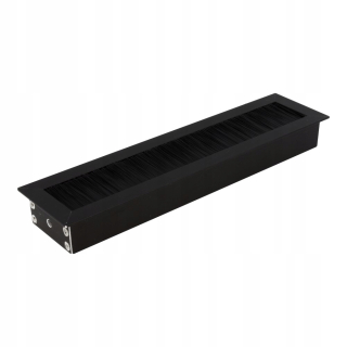Priechodka na káble - Čierna 25 cm 4 -core nôh na nohy