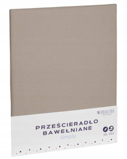 Plachta na posteľ - Bavlnená plech 200x220 bez jednoducho gumy