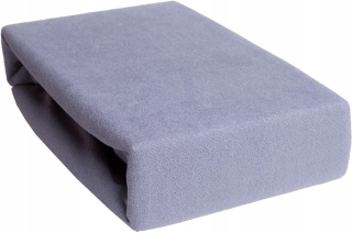 Plachta na posteľ - Frotte list 160x200 s gumou rôznych farieb