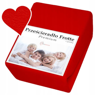 Plachta na posteľ - Terry list s 220/200 hrubým frota gumárom