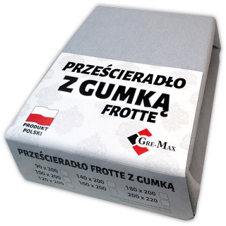 Plachta na posteľ - Terry list s elastickým pásmom 120x200 poľský hrubý